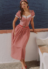 Cottage Girl Diary Red Skirt