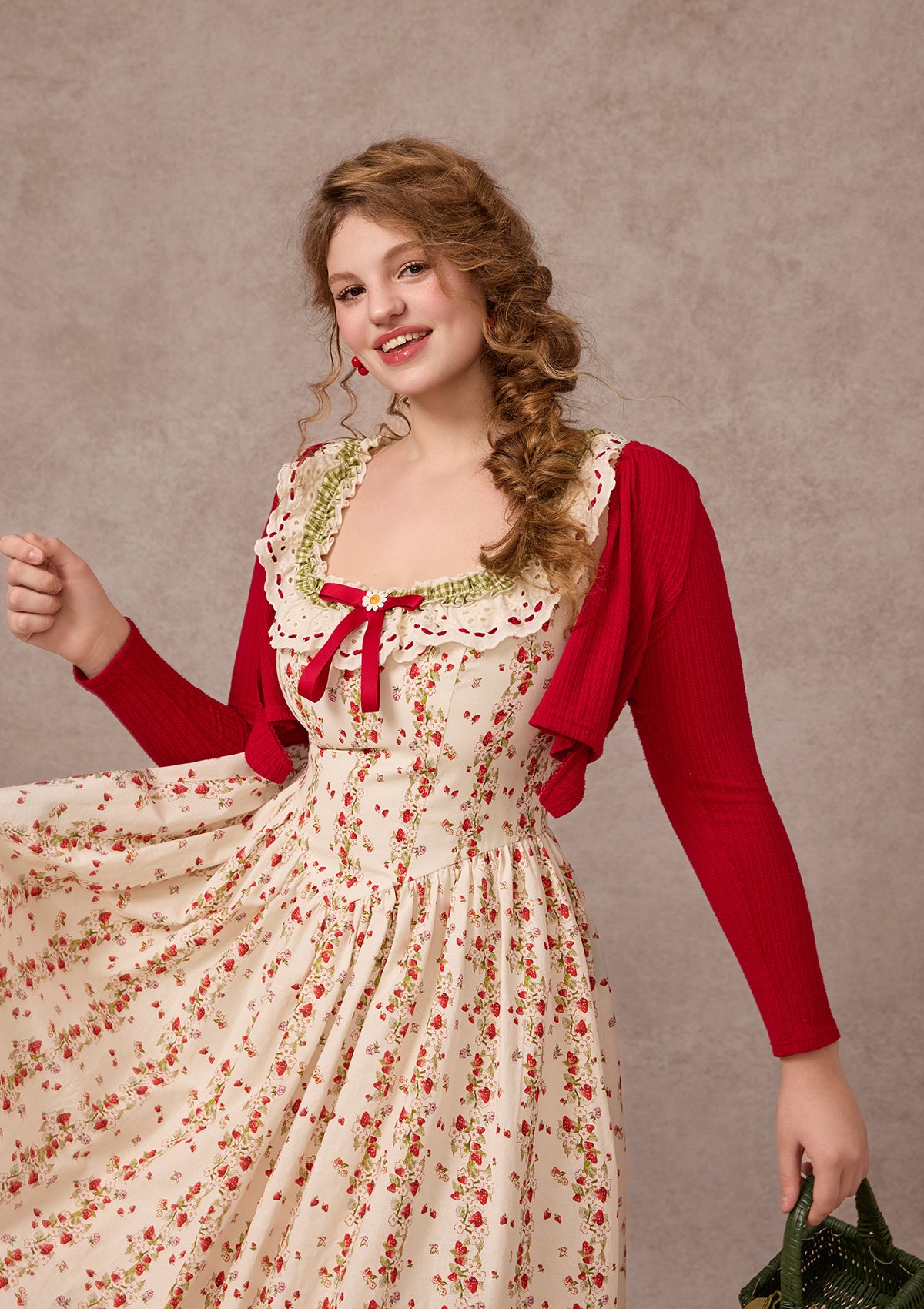 Curve&amp;Plus Wildberry Picnic Dress