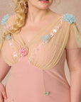 Curve&Plus Wind Perched Rose Quartz Dress