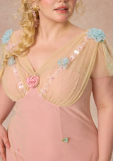 Curve&Plus Wind Perched Rose Quartz Dress