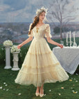 Gilded Invitation Dress（Beige）