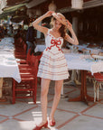 Red Ribbon Cake Dress