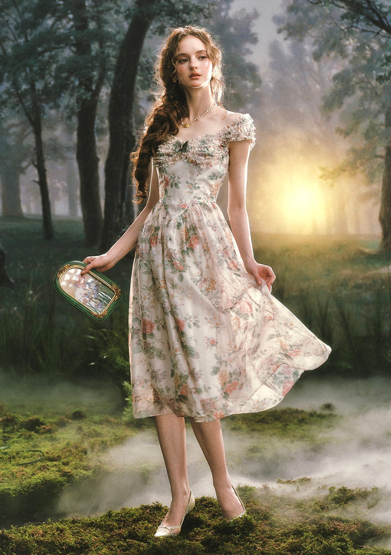 mariposa floral lace bodice dress Green Mariposa Sage Floral Satin Lace Slip Midi Dress | Womens | X-Large (Available in L) | 100% Polyester