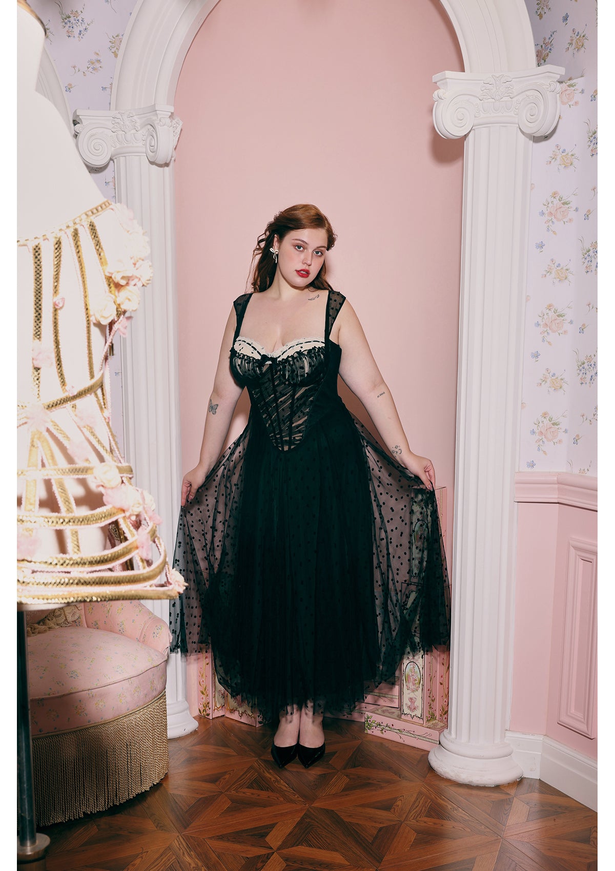 US Exclusive）Curve & Plus Dream Harbor Midnight Dress
