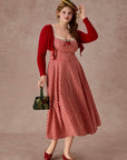 Curve&Plus Afternoon Berry Tea Dress