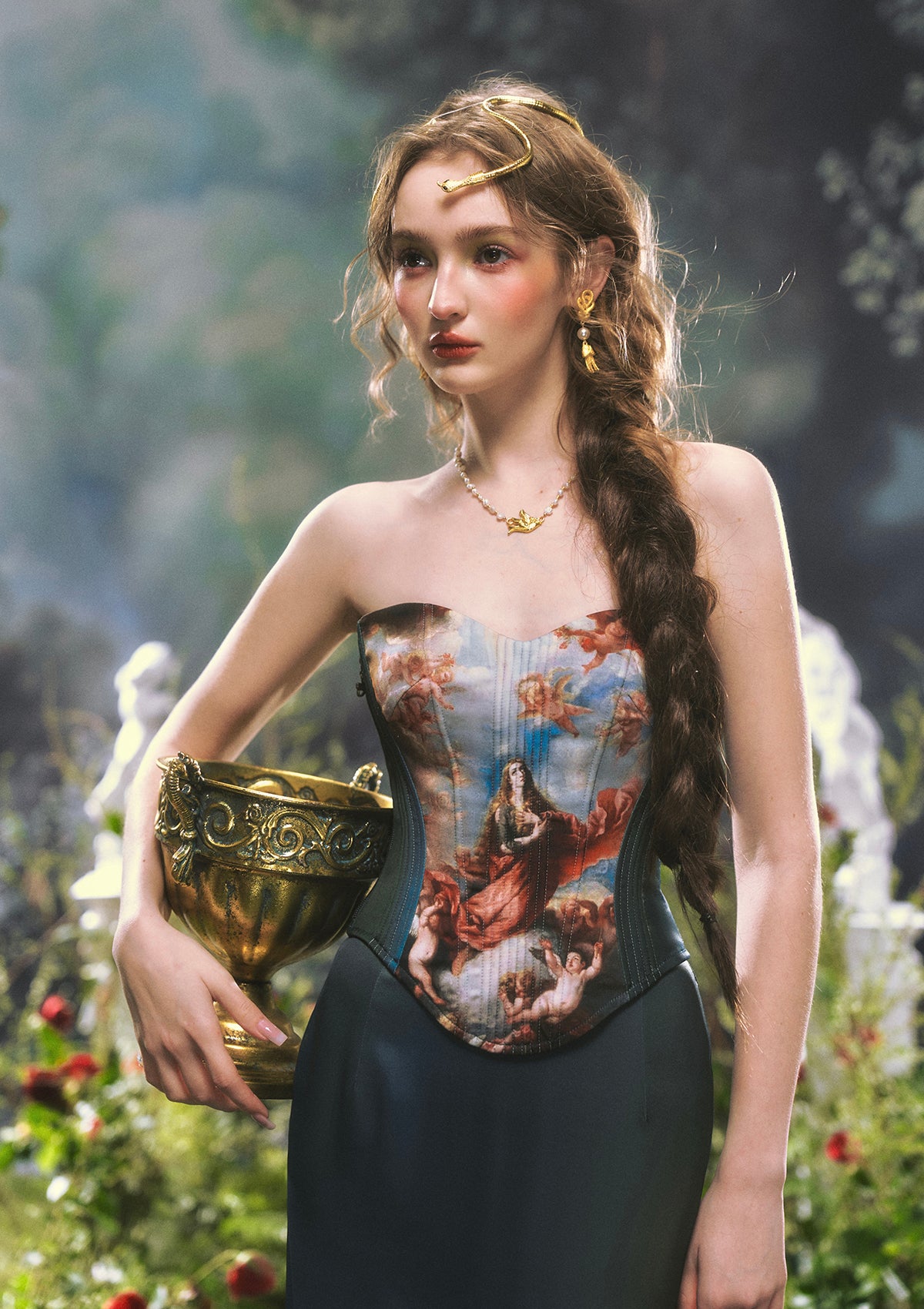 Firenze Green Corset – LaceMade
