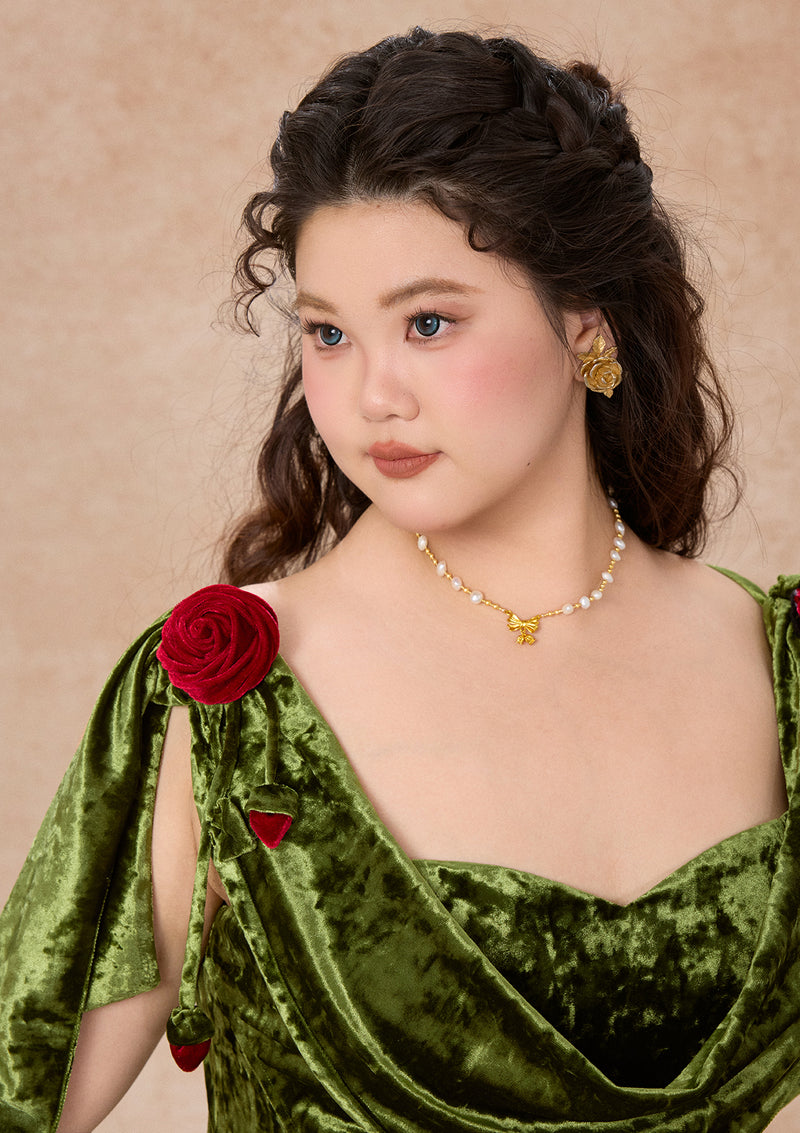 Curve & Plus Greenwood Rose Metamorphosis Dress