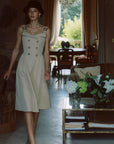 Cream Tea Trench Dress