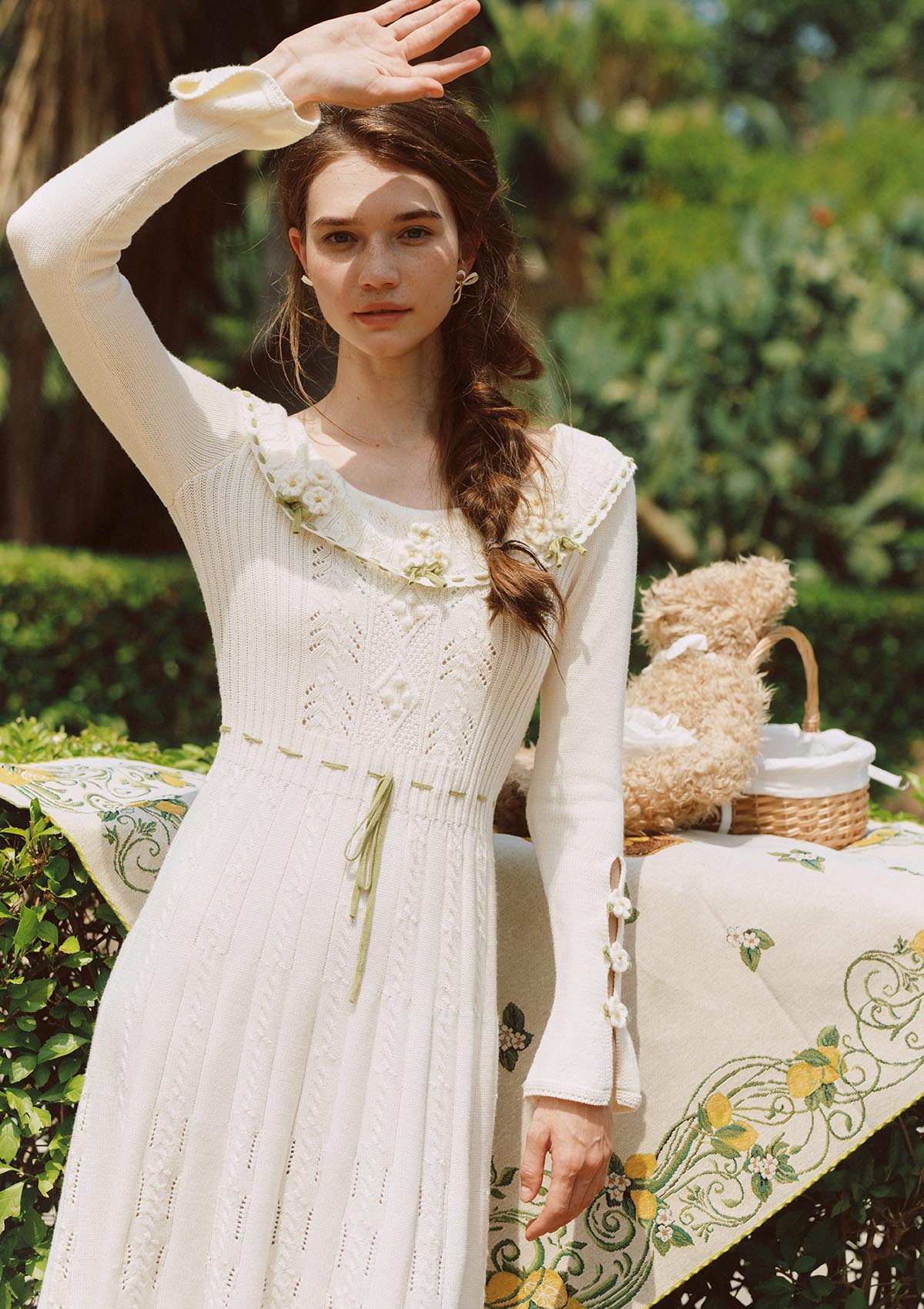 Daisy Bouquet Knit Dress