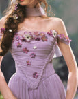Ode to Purple Iris Dress