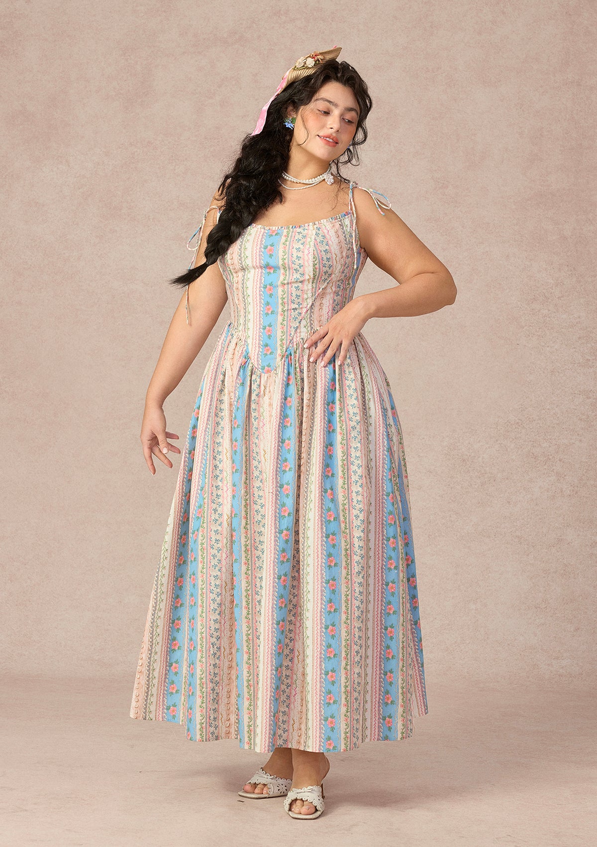 Curve&Plus Rainbow Bridge Dress