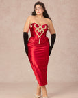 Curve&Plus Queen Kalp Korse Elbise