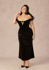 Curve&Plus Golden Eagle Goddess Dress