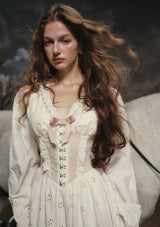 White Chocolate Warrior Corset Dress