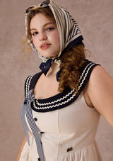 Curve&Plus Sailor Love Letter Dress（Navy）