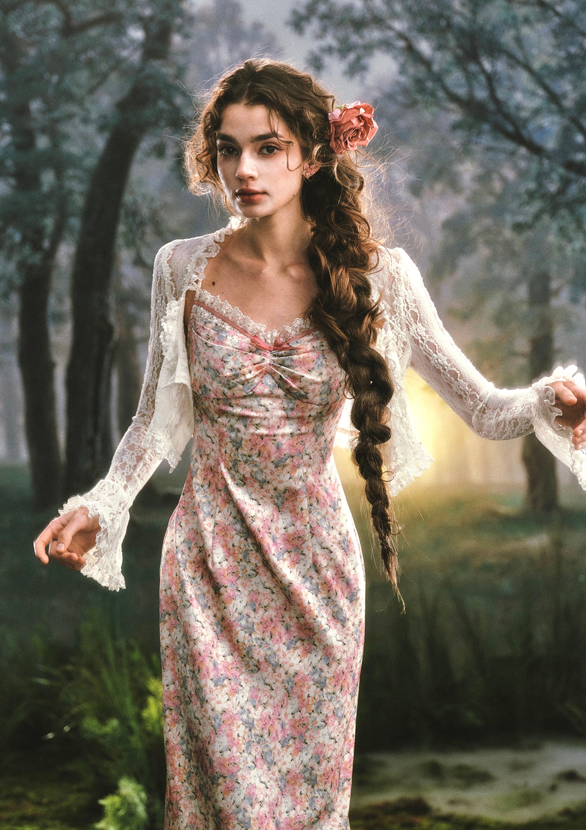 Rose Mist Path Dress Pre-order / S