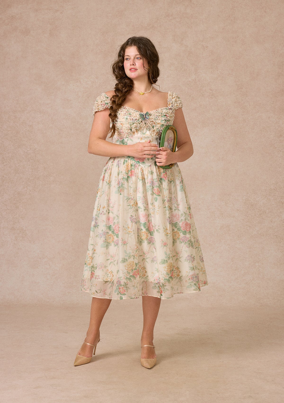 Curve&Plus Butterfly Chronicle Dress