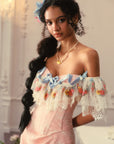 Floral Dreamweave Corset Dress