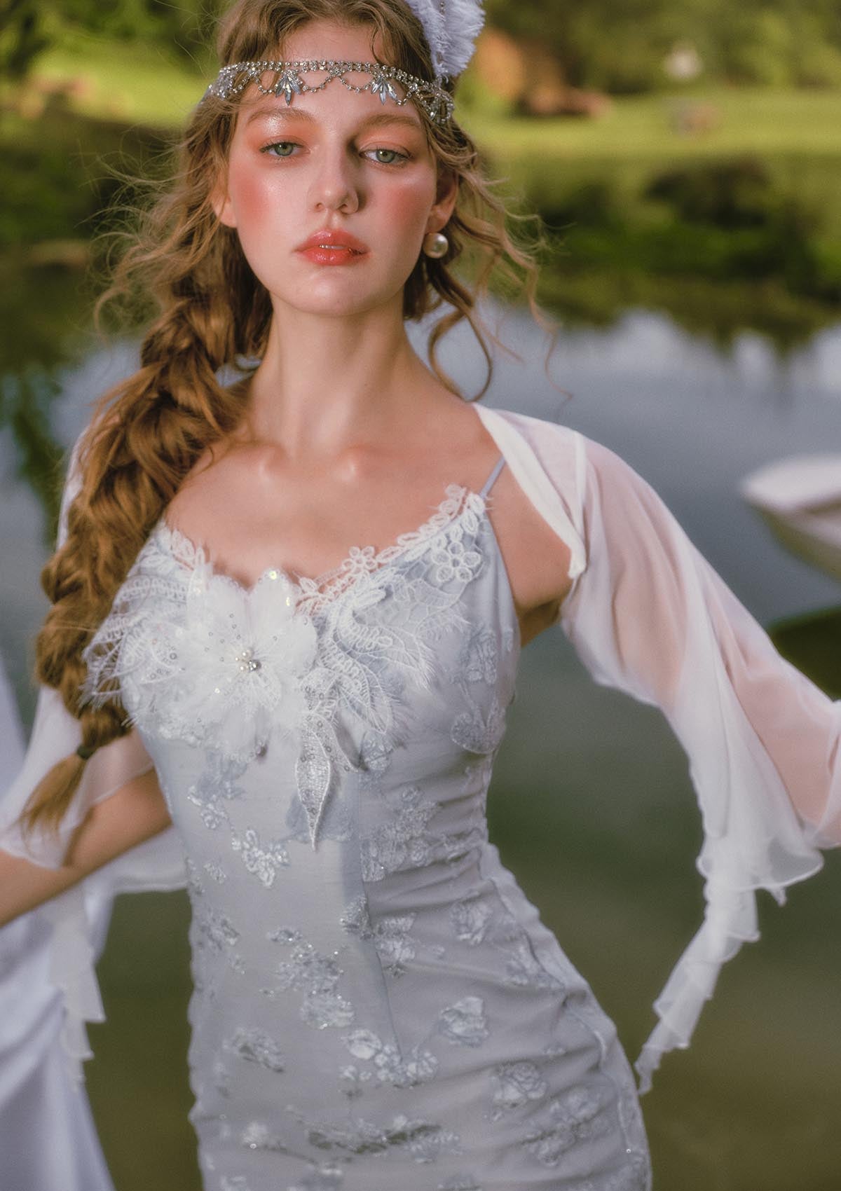 Swan In The Late Summer Dress