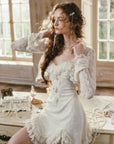 Misty Cloud Blooms Dress