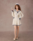 White Sail Maiden Cable Knit Cardigan