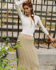 Daisy Bouquet Knit skirt