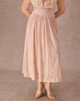 Curve&Plus Countryside Florals Velvet Skirt