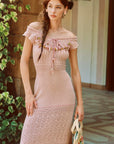Dewdrop Rose Knit Dress