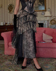 Black Secret Fan Skirt