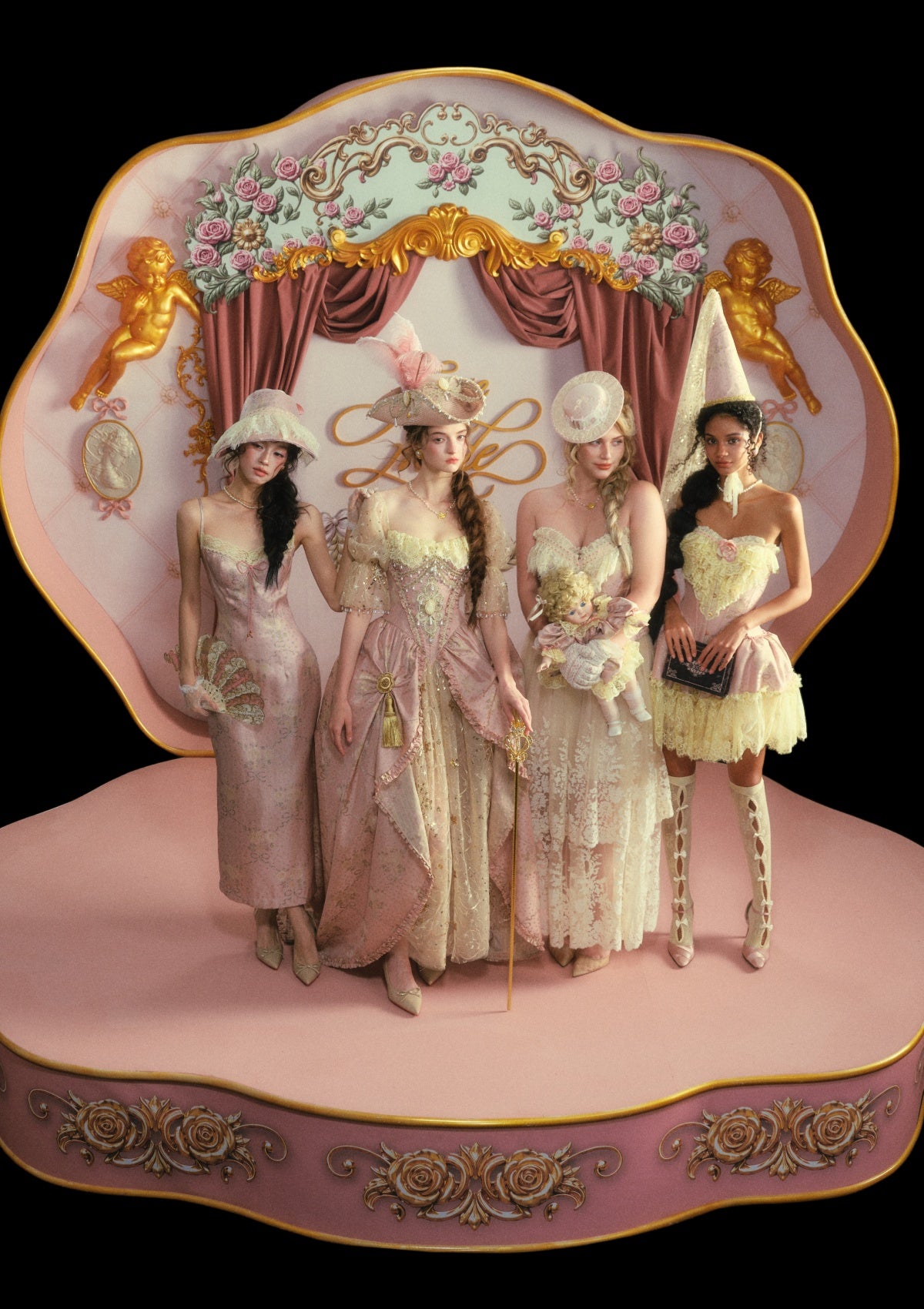Blush-Gold Era: Crowning Glory Gown