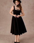 Curve&Plus Beyond Campus Black Dress(Long)