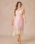 Curve&Plus Floral Vine Fairy Shoes Dress