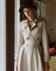 Cream Tea Trench Coat