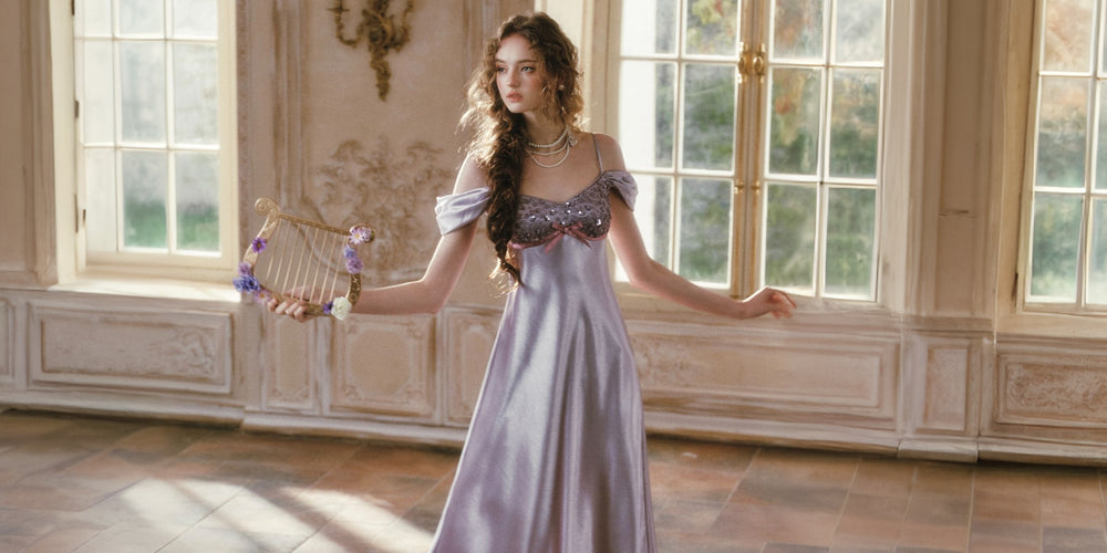 lace made dresses Red Garnet Corset Dress In-stock / XL main image 1