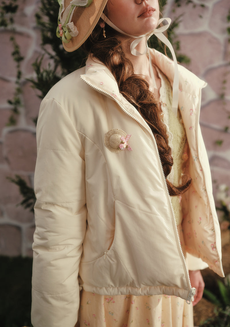 Winter Garden Down Jacket (White)