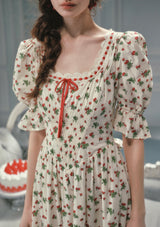 Wild Strawberry Paradise  Dress