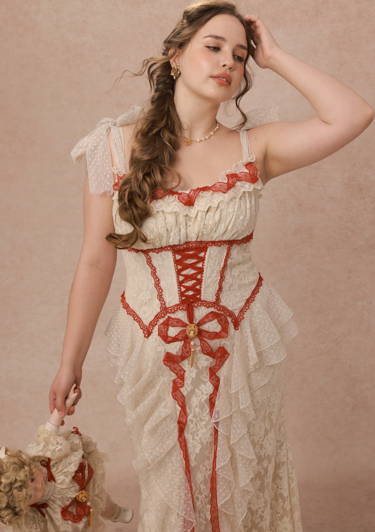 Curve&amp;Plus Poem of Bygone Days Maxi Dress