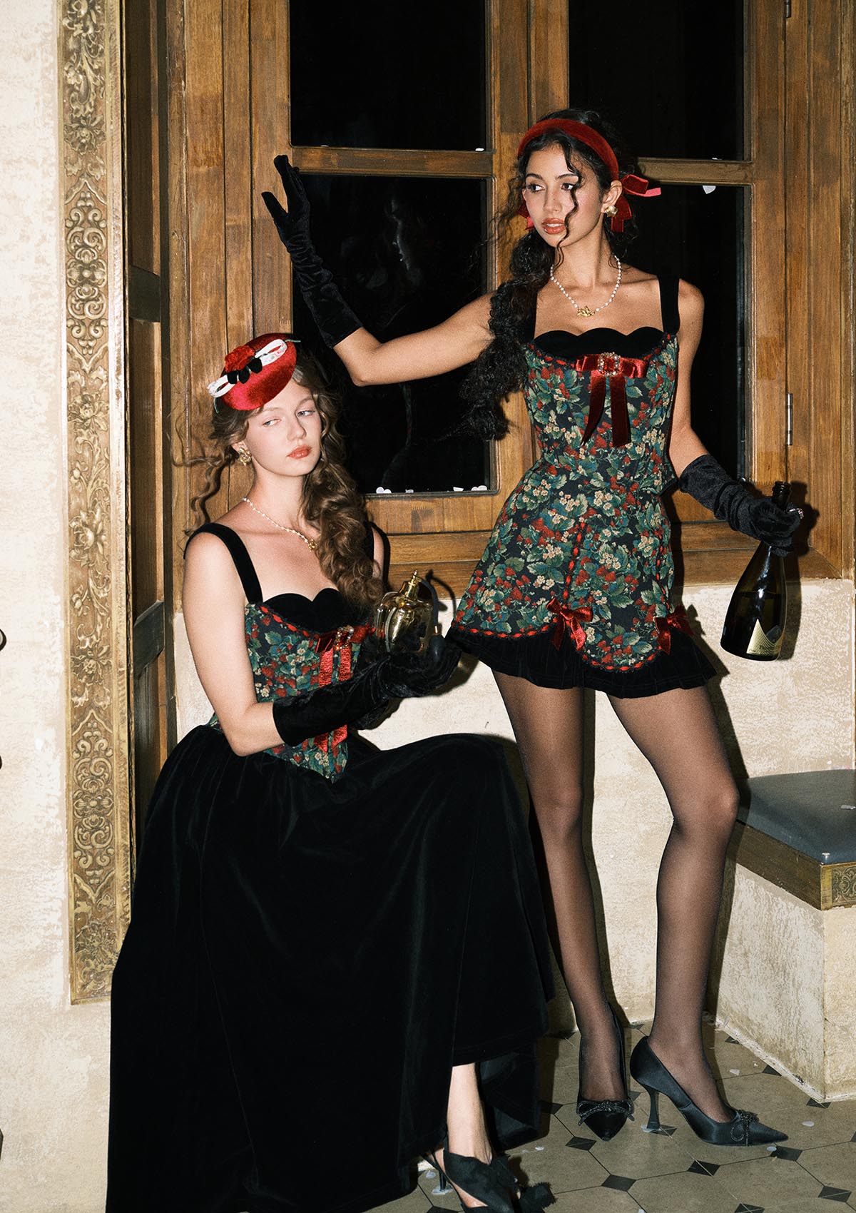 Smoked Berries Corset Dress