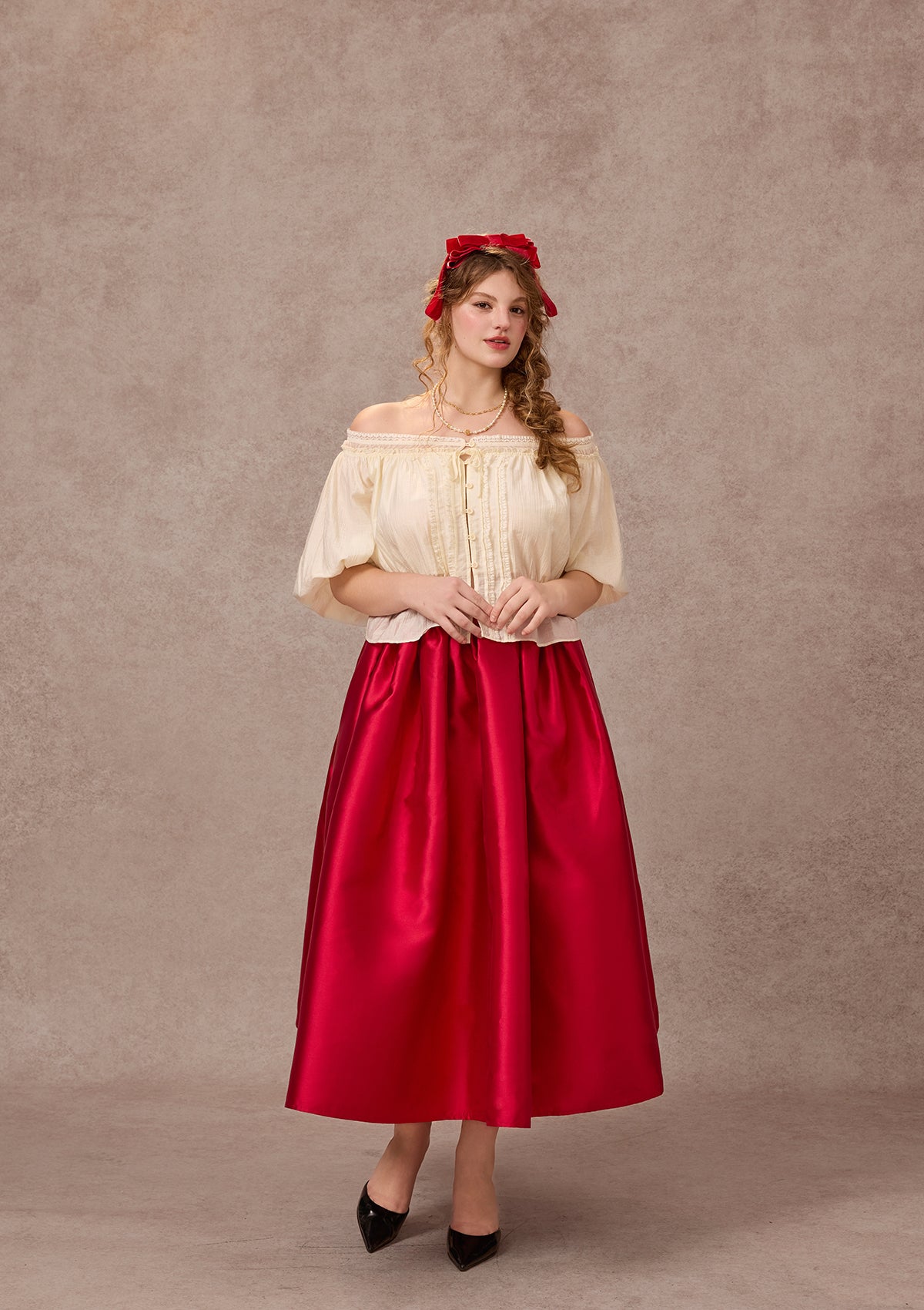 Curve&amp;Plus Rose Heights Skirt