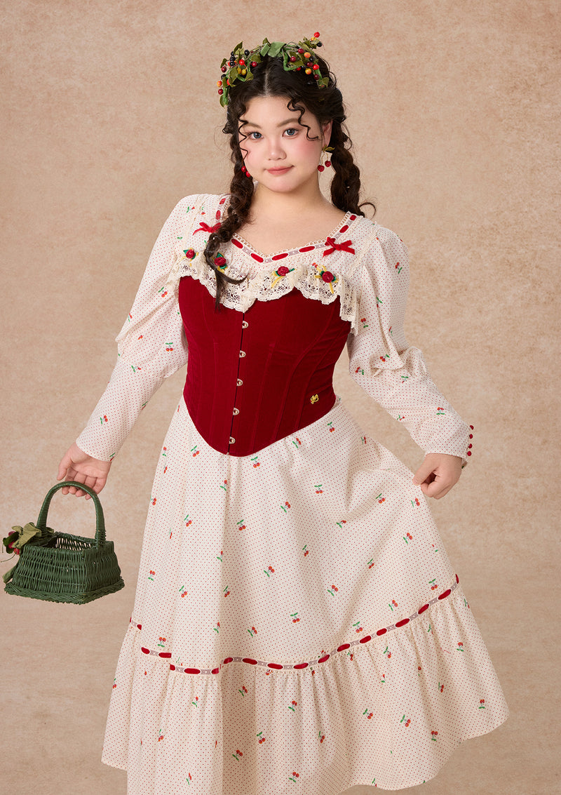 Curve & Plus Cherry Bite Corset