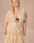 Curve&Plus Wild Thorn Rose Corset Dress