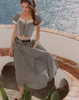 Cottage Girl Diary Navy Skirt