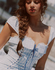 Azure Holiday Dress (Short)