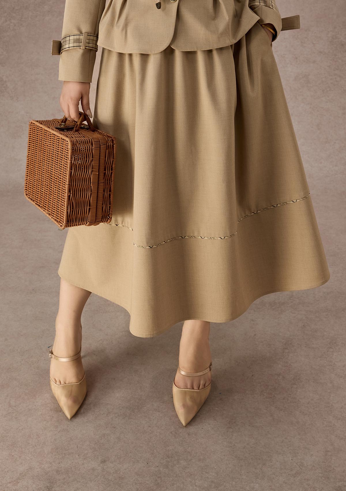 Curve&Plus British Voyage Skirt