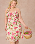 Curve&Plus Corn Poppy Dress（short）