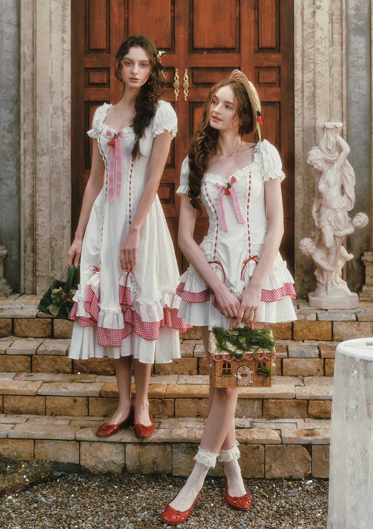 Berry Marie Cat Dress (Long) Pre order / S