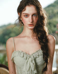 Green Bud Fairy Corset Dress