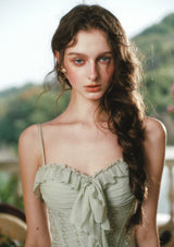Green Bud Fairy Corset Dress