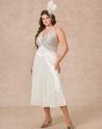 Curve&Plus Silver Light Serenade Dress