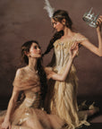 Golden Veil Valkyrie Corset Dress